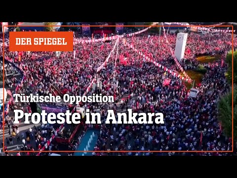 Türkische Opposition: Zehntausende wehren sich gegen Repressionen gegen CHP-Chef | DER SPIEGEL