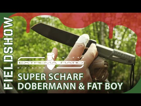 Almost fingers off!!! Extrema Ratio Dobermann / Fat Boy / Tusca in a super sharp test