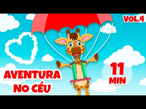 Aventura no Céu com a Giramille Vol. 4 - Giramille 11 min | Desenho Animado Musical