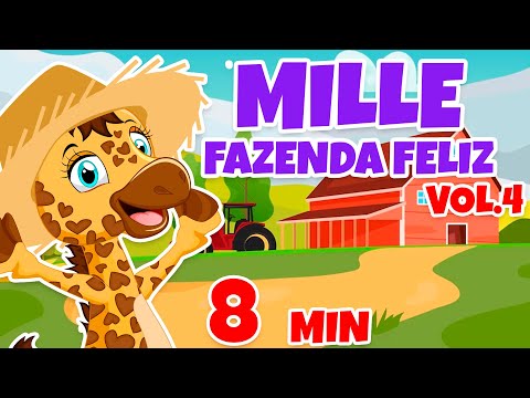 Mille Fazenda Feliz Vol. 6 - Giramille 8 min | Desenho Animado Musical