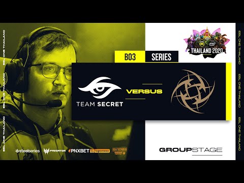 Team Secret vs NiP Game 1 (BO3) | OMEGA League EU Immortal Division