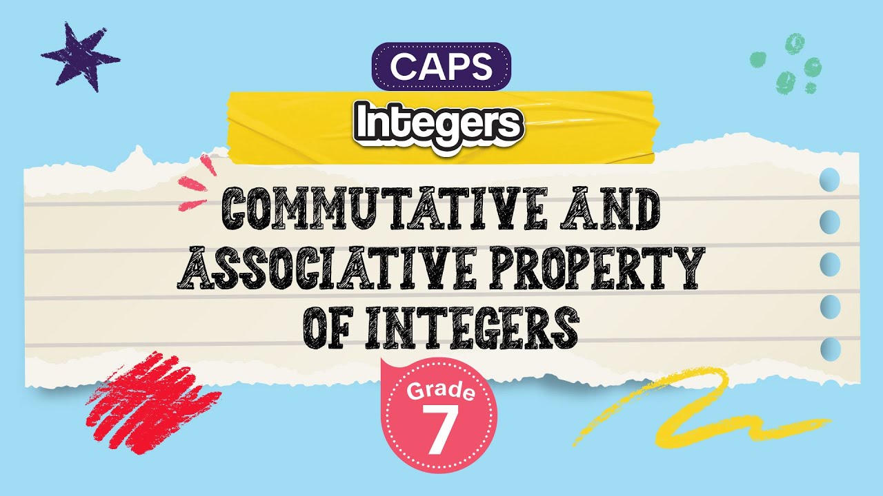 Commutative and Associative Property of Integers