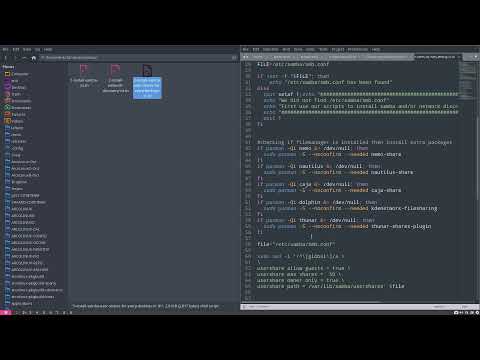 ArcoLinux : 2325 How to share files and folders between ArcoLinux computers - Samba