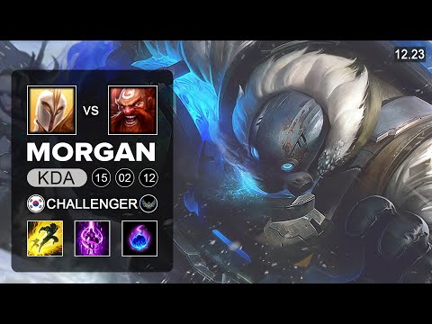 Morgan Gragas vs Kayle Top - KR Challenger - Patch 12.23 Season 12