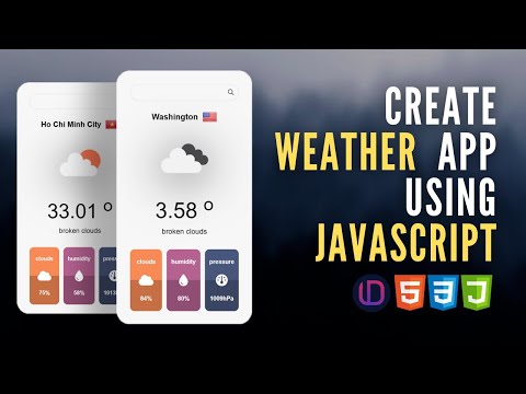Weather App Easy with Javascript | Code Free