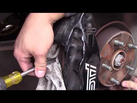 How to Install Front Brake Pads on a GR STI (Brembos)