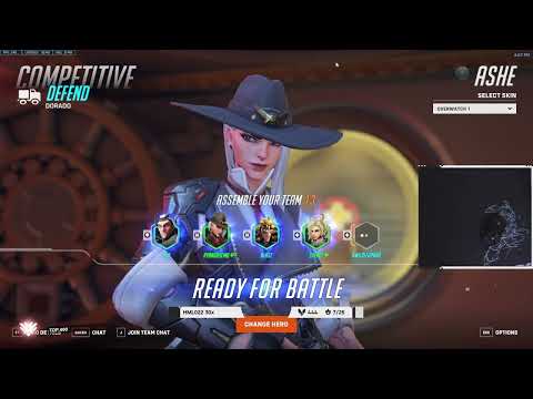 23400 DMG! GALE CASSIDY + ASHE OVERWATCH 2 SEASON 6 TOP 500 GAMEPLAY