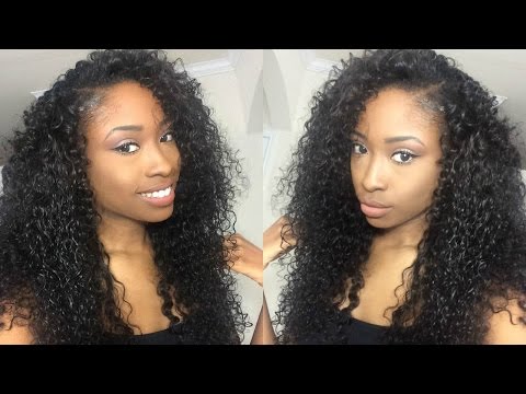 How To Blend Natural Hair with Curly Weave Hair...