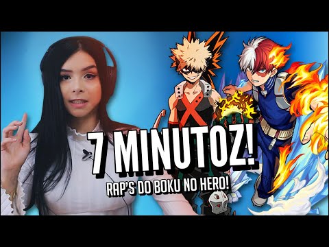RAP DO BAKUGOU, RAP DO MIRIO, RAP DO TODOROKI - BOKU NO HERO - 7 MINUTOZ (JOVENS REAGEM)