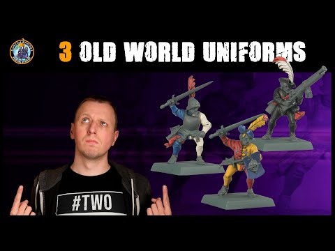 How to Paint 3 Old World Empire Uniforms | Warhammer | Duncan Rhodes