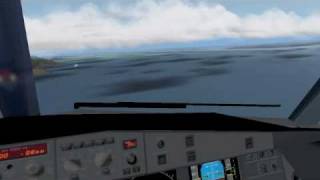 preview picture of video 'PilotsEYE.tv - SPC - SANTA CRUZ DE LA PALMA - Airbus A320 - Condor - with X-Plane'