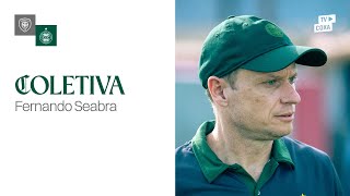 🎙️ COLETIVA | Cianorte 0x1 Coritiba | Entrevista com o técnico Fernando Seabra.