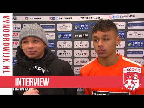 Interview met gebroeders James na Noordwijk - Jong FC Volendam | NOORDWIJK TV