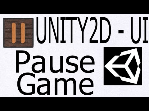 Unity2D Platformer Tutorial 010: How to Pause the game for Beginners/Create Pause-UI