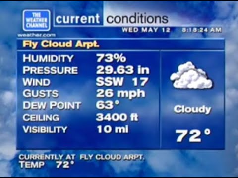 TWC WeatherStar XL - 05/12/04 - 8:18am CDT