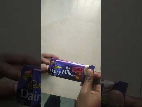 Very tasty 😍 Cadbury dairy milk 🍫🍫 fruits and nuts chocolate 🍫🍫  under 40 rupees
