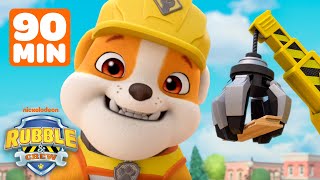 Rubble's BIGGEST Builds & Vehicles! | 90 Minutes | Rubble & Crew