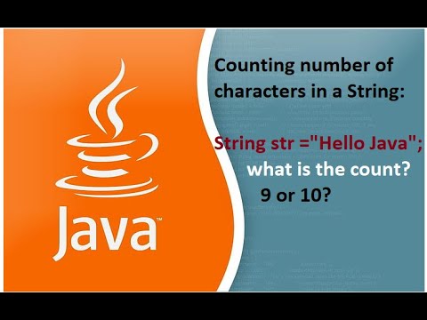 JAVA FAQ # 89 || Counting Number of Characters in Java