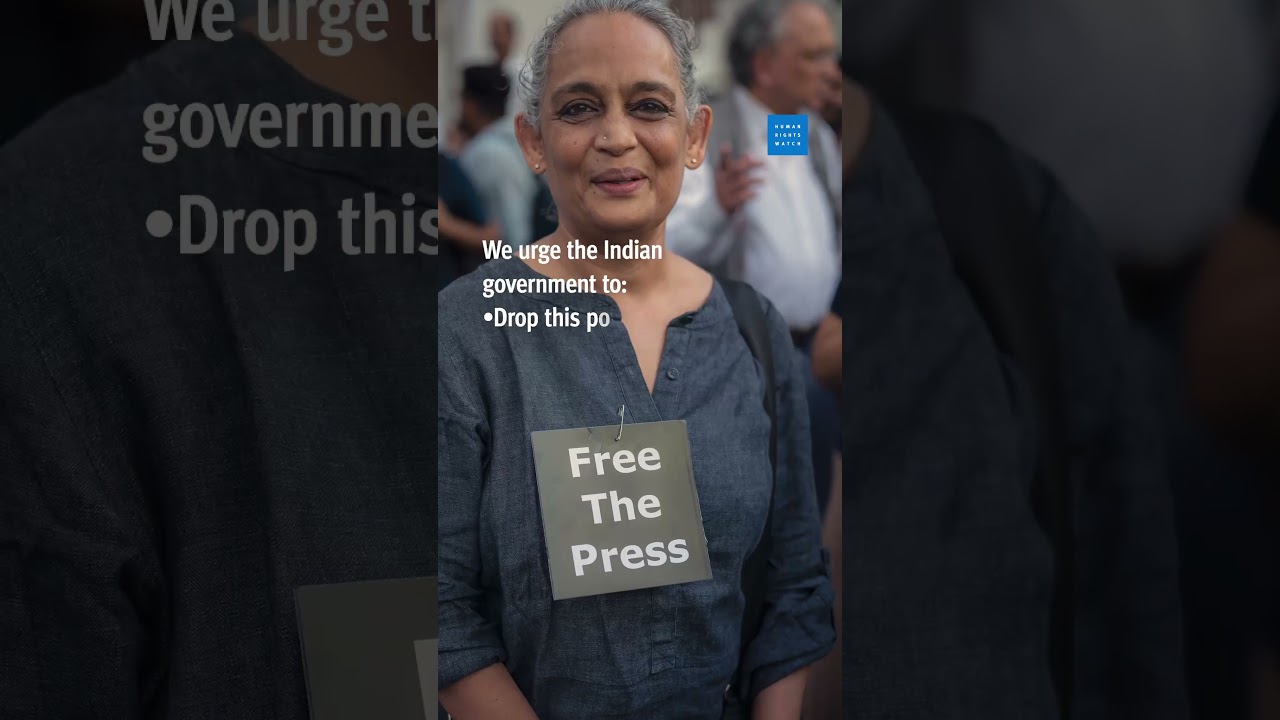 India: Arundhati Roy prosecution