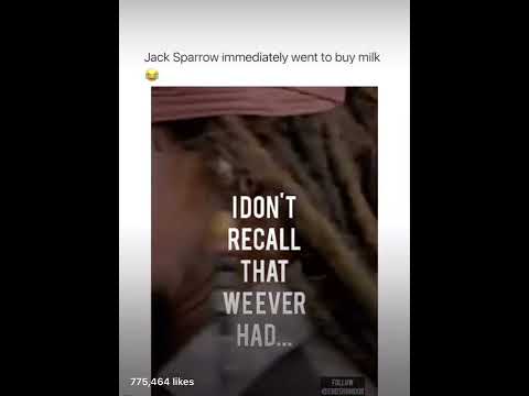 Jack sparrow  funny moments