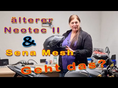 Shoei Neotec II mit SENA +Mesh