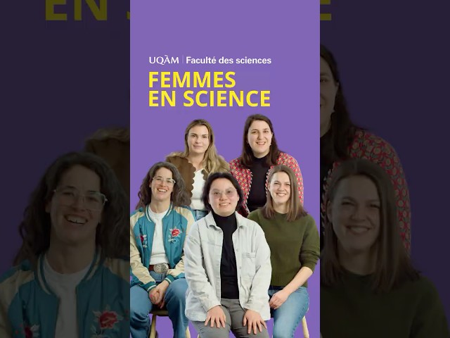 Femmes en science: les boursières 2026