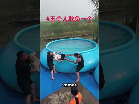 Dad Throws Boy Into Pool, What Happens Next Is Incredible 😱