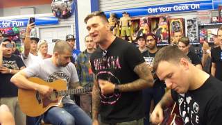 New Found Glory - Too Good to Be (acoustic) - Sawgrass Mall FYE 10.11.14