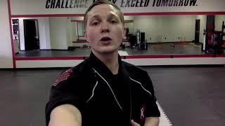 Your Second Martial Arts Lesson...Front Kicks, High Blocks, and Knife hand Strikes!