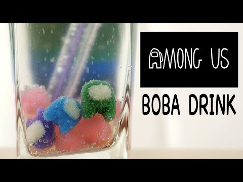 I make AMONG US BOBA DRINK!?