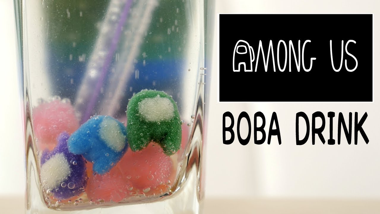 I make AMONG US BOBA DRINK!?