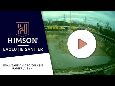 Himson | Apartamente noi Iași - Stadiu Lucrări - Egalizare / Hidroizolație / Radier / -2 / -1