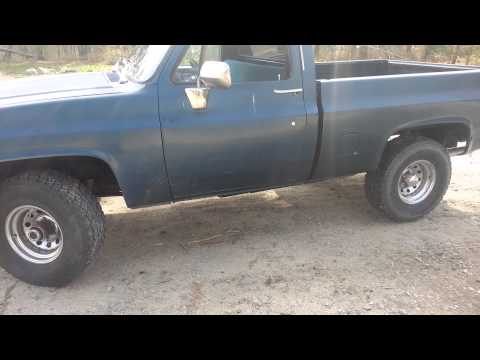 1985 chevy k10 before 4 inch lift kit