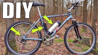 Old mountain bike + Aliexpress e-bike conversion kit = best deal for electromobility.