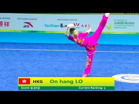 On Hang Lo 🇭🇰 9.01 score🥈Changquan (Group C Boys), 8th World Junior Wushu Championship Indonesia
