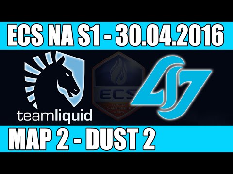 Team Liquid vs CLG | Map 2 (Dust 2) ECS NA Season 1 2016 CS:GO Week 4 (30.04.2016)