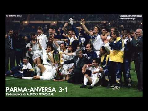 Parma-Anversa 3-1 (12/5/1993) Radiocronaca di Alfredo Provenzali - Finale COPPA DELLE COPPE