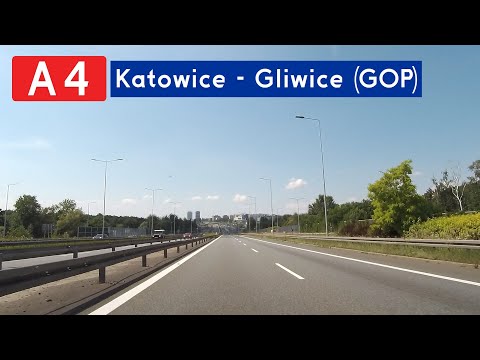 A4 Katowice - Gliwice (przejazd przez GOP)