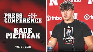 Aktualizacje z piątkowego treningu: Kade Pietrzak, zawodnik linii obrony Nebraska Husker | Konfer...