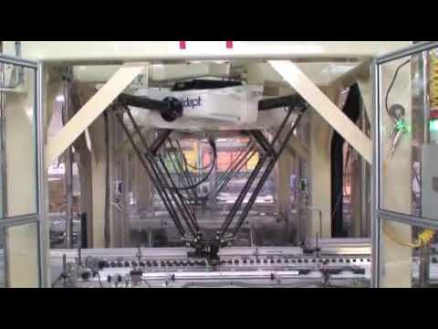 High Speed OMRON Adept Quattro Robots Used in Chocolate Manufacturing