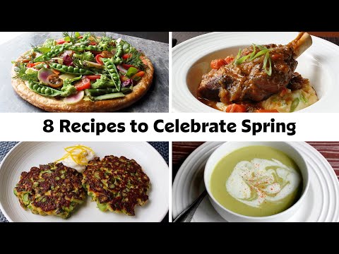 8 Seasonal Spring Recipes Vegetable Tart, Beer-Braised Lamb Shanks, Fresh Asparagus Soup & More!