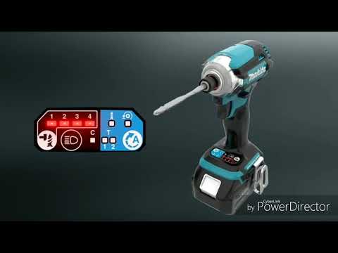 Makita DTD172RTJ Akumuliatorinis smūginis suktuvas, 18 V, 2X5.0Ah Li-ion, BL-motor, 180 Nm, LED, XPT video