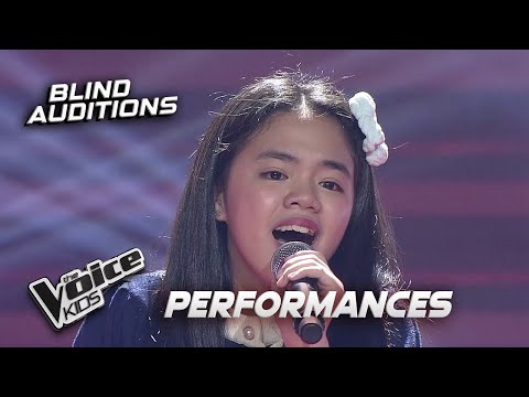 The Voice Kids Philippines: Sofia Mallares's FOUR-CHAIR TURN 'Ako Naman Muna'! | Blind Auditions