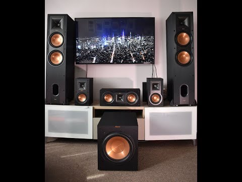 Klipsch 5.1 Home Theater Speakers - Unboxing plus sound test