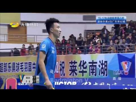Badminton 2016 2017 CBSL   Tan Zhendong vs Qiao Bin
