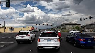 Drive to Costco on St Rose during Monsoon Season 4K