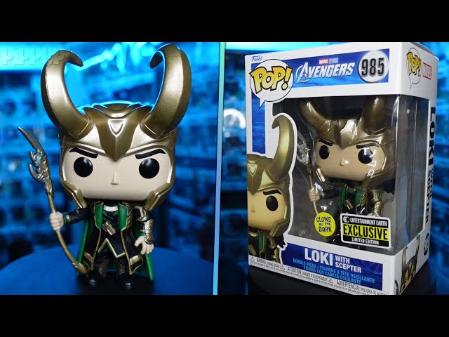 Vídeo relacionado con Funko - Pop! Vengadores: Loki con Cetro Que Brilla en El Oscuro, Edición Especial 985