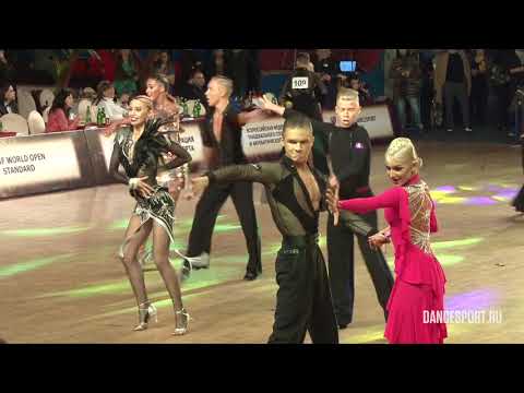 Nikita Laba - Marina Makarenko RUS | 1/2 Cha Cha Cha | WDSF Open Youth Latin | LKC 2018