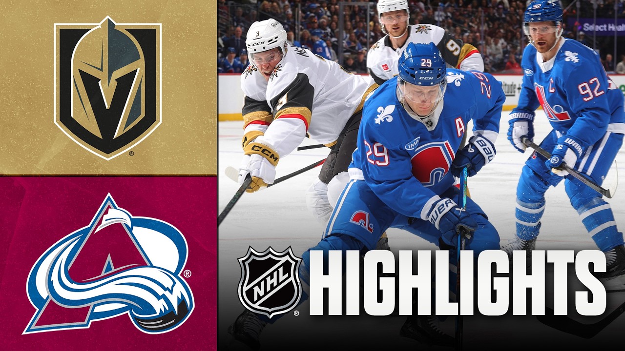 Golden Knights vs. Avalanche | NHL Highlights | April 11, 2026