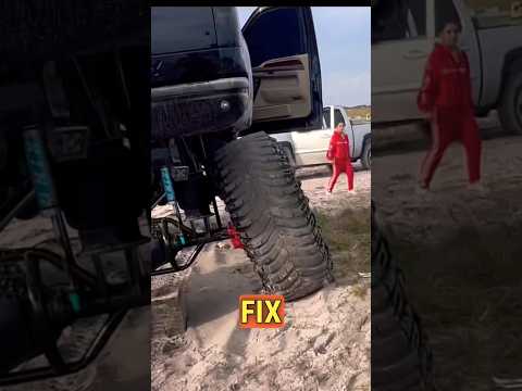 You WON’T BELIEVE HOW we FIXED THIS… 🤯😱 #liftedtrucks #offroad #shorts
